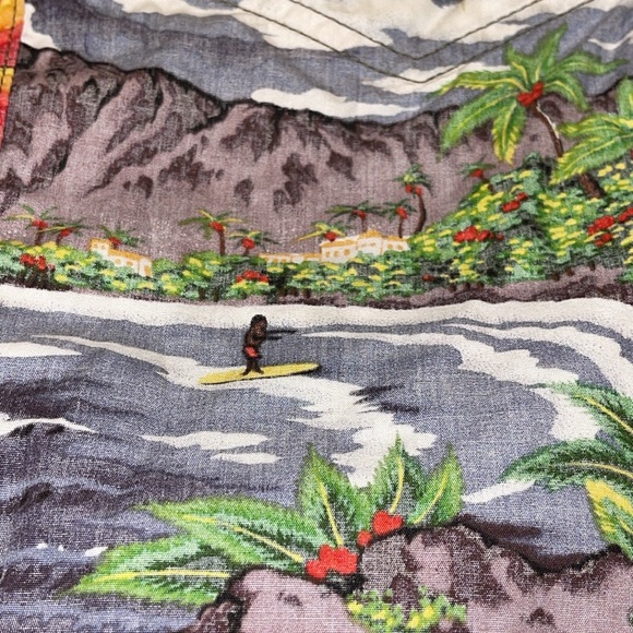 27034 Birdwell Beach Britches 311 ALOHA board shorts gold California USA swim - Picture 16 of 16